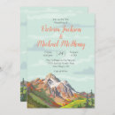 Search for mountain range wedding invitations Country