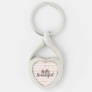 Search for heart stripes key rings Gold
