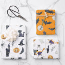 Search for spooky ghost wrapping paper Pumpkins