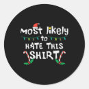 Search for hate christmas stickers This