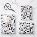 Search for cute cats wrapping paper Black