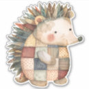 Search for hedgehog stickers Watercolor