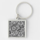 Search for white floral key rings Stylish