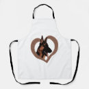 Search for heart shaped aprons Dog