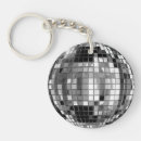 Search for disco party key rings Glitter