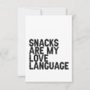 Search for love language cards Food