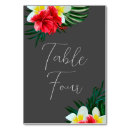 Search for hibiscus table cards Colourful
