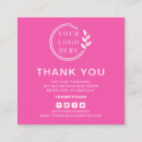 Search for thank you for your purchase business cards Small business marketing