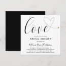 Search for black and gold bridal shower invitations Minimalist