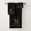 Search for black gold bath towels Elegant