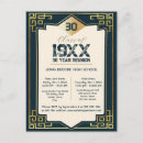 Search for high school reunion invitation postcards Gold