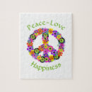 Search for peace sign puzzles Boho