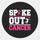 Search for volleyball spike stickers Cancer