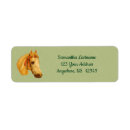 Search for palomino horse return address labels Equestrian