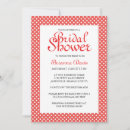 Search for red and white polka dots invitations Retro
