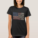 Search for one nation under god tshirts Usa