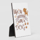 Search for funny dog sayings plaques Animal