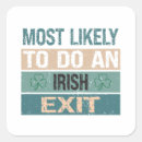 Search for exit stickers Irish