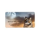 Search for wild animal return address labels Winter