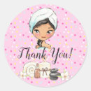 Search for spa thank you stickers For her