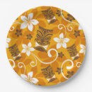 Search for luau paper plates Tiki