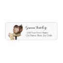 Search for cute owl return address labels Woodland