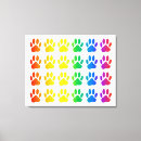 Search for paws canvas prints Colourful