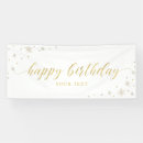 Search for adult birthday banners Gold