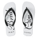 Search for bride and groom flipflops White