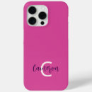 Search for solid pink iphone cases Monogrammed