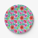 Search for red flower plates Birthday