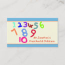 Search for home daycare business cards Preschool