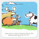Search for cartoon cattle stickers Cow