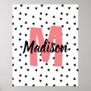 Search for polka dot monogram posters Initial
