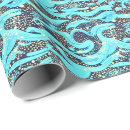 Search for teal blue wrapping paper Dots