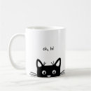 Search for peeking cat mugs Simple