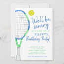 Search for tennis party invitations Blue