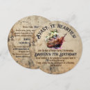 Search for pirate ship invitations Pool party