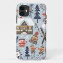 Search for winter cabin iphone cases Blue
