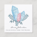 Search for gemstones business cards Watercolor