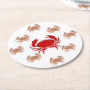 Search for crustaceans coasters Red