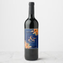 Search for navy blue wine labels Anniversary