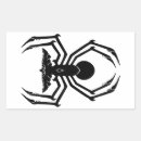 Search for black spider rectangle stickers Horror