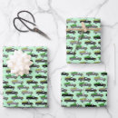 Search for green tree wrapping paper Retro