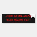 Search for bat bumper stickers Vampire