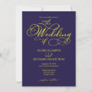 Search for navy and yellow wedding invitations Simple