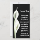 Search for white flowers sympathy thank you cards Bereavement