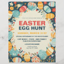Search for easter eggs flyers Colourful