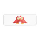 Search for anniversay return address labels Birds