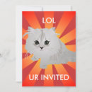 Search for fluffy cat invitations Kitten